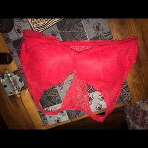 Victoria secret red bralette